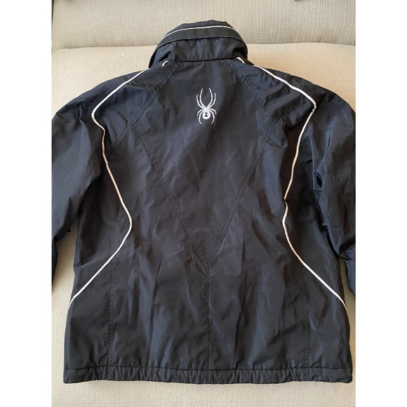 Spyder XL.T Thinsulate Jacket Womens Size 10 Black Ski Jacket Coat - Picture 5 of 16